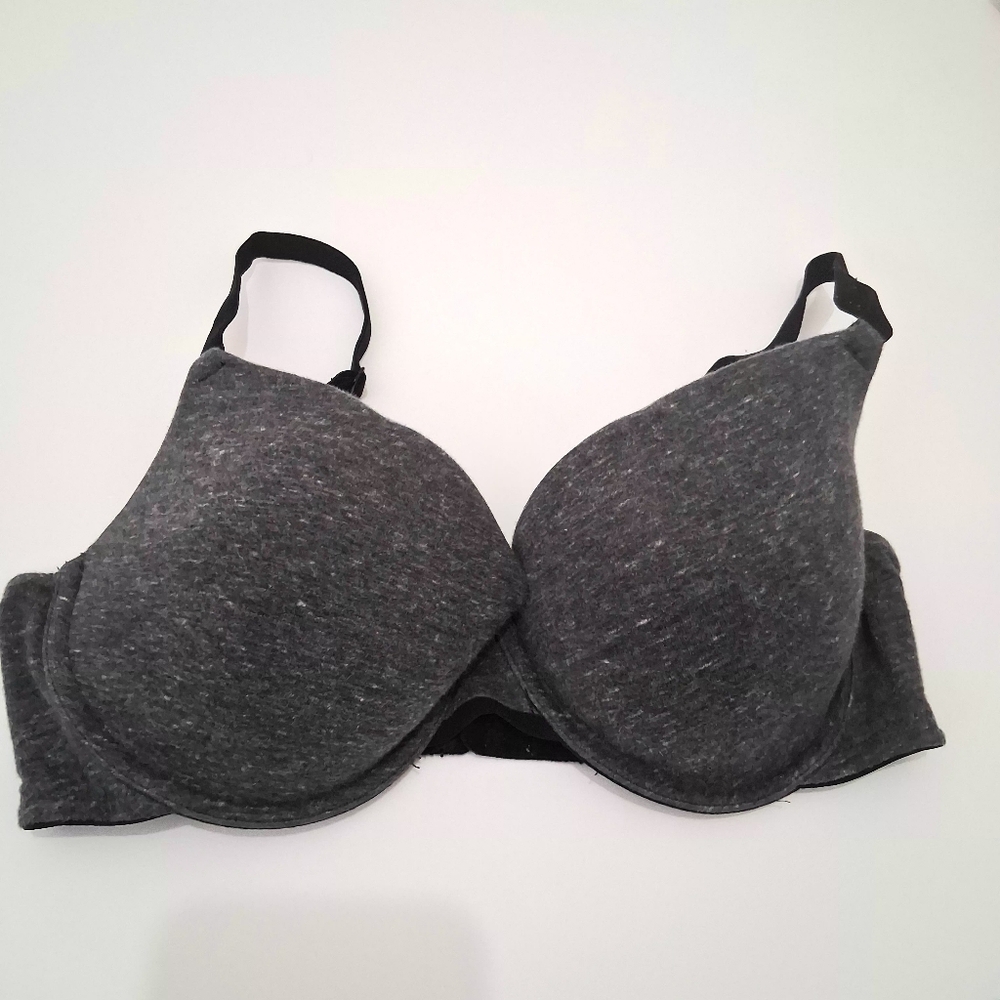 Auden BlackGray Padded Underwire Bra 34DD